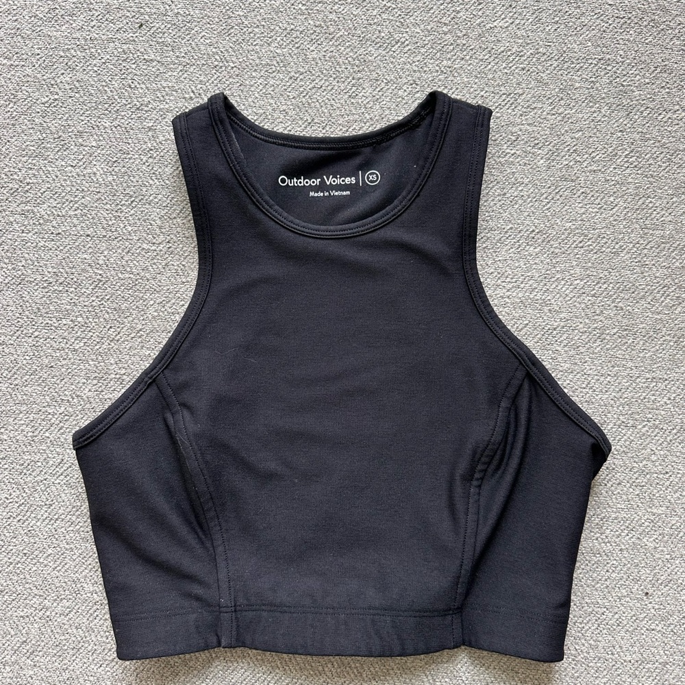 Outdoor Voices Black Tank Top